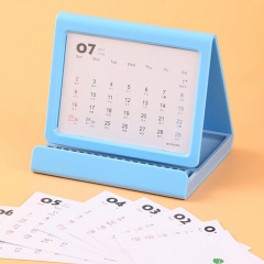 Desk calendar mobile phone stand calendar