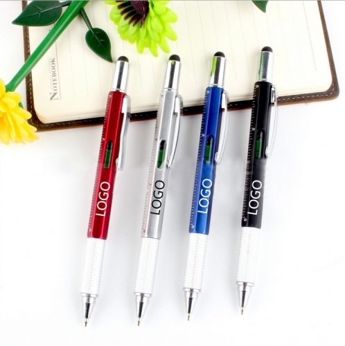 Hot multi-color screwdriver touch screen metal ballpoint ball pen