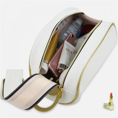 Latest Wholesale Personalized Customize Fashion Mini Patent Leather Makeup Bag