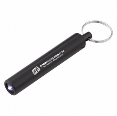 New plastic LED light small flashlight keychain