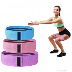 Custom Fitness Yoga elastic and stretching resistance band sports home equipment