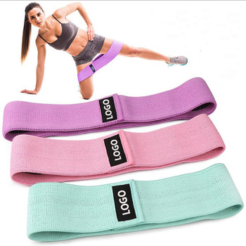 Custom Fitness Yoga elastic and stretching resistance band sports home equipment