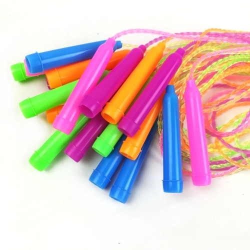 Cute flash children color crystal fitness kids skipping rope