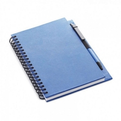 Hardcover Leather Notebook With Spiral Bound