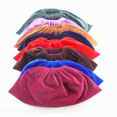 Thicken household wear-resistant anti-slip velvet cotton polyester cloth shoe cover