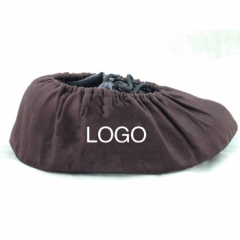 Thicken household wear-resistant anti-slip velvet cotton polyester cloth shoe cover