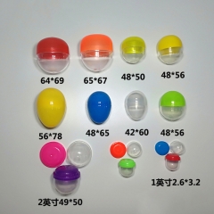 Plastic egg capsule toy for kids