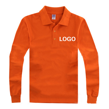 Advertising promotion multicolor can be customized logo long sleeves cotton t-shirt