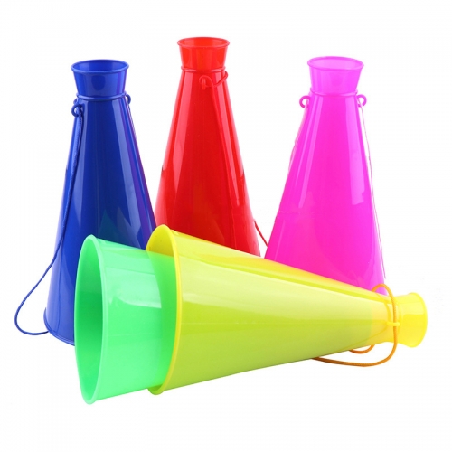 Plastic fan vuvuzela and megaphone world cup air horn