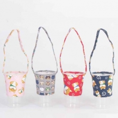 Milk Tea Cup Tote Hand Carry Bag With Logo