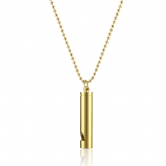 Stainless Steel Whistle Necklace