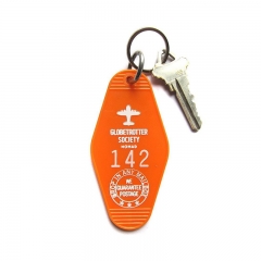Vintage Key Pendant Hotel Room Number Key Tag Customizable Logo