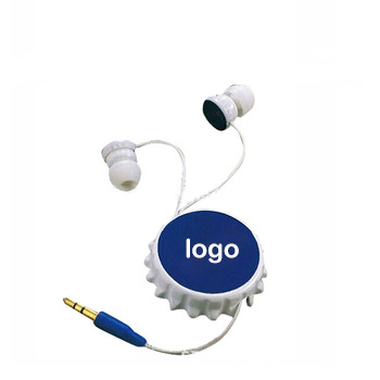 Bottle Cap Retractable earphone custom logo