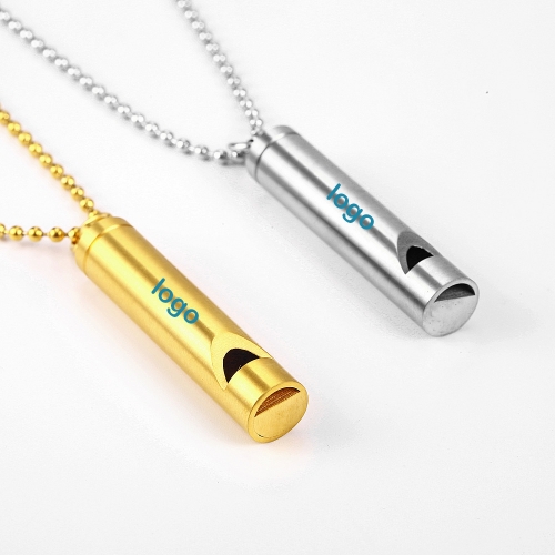 Stainless Steel Whistle Necklace