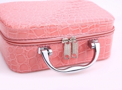 Square Zipper Portable Cosmetics Bag