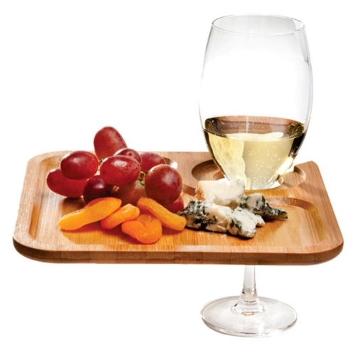 Wine glass plate