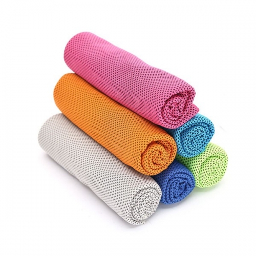Ice cooling towel