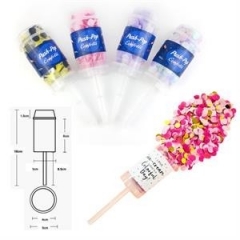 Push Pop Confetti Poppers Cannon