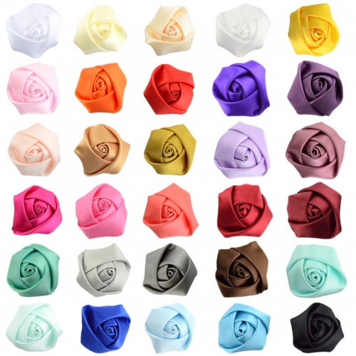 Satin Ribbon Rose