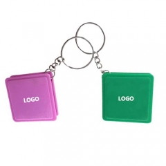 Tape measure keychain