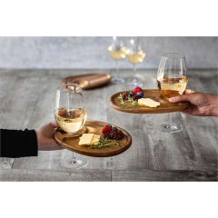 wine oval tray wood cheese plate