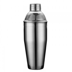 Three stage stainless steel electroplated metal shaker