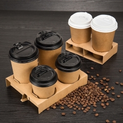 Corrugated Coffee Beverage Tray