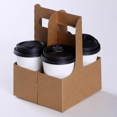 4 Corner 32 OZ Pop-Up Food And Drink Tray