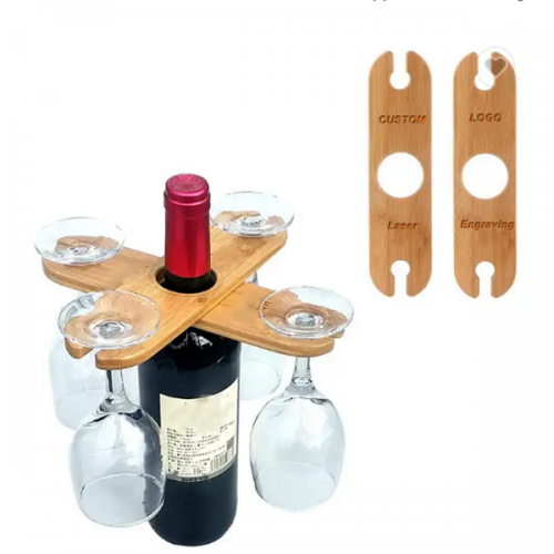 Wooden Display Wine Bottle Holder