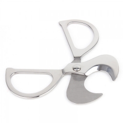 Stainless steel handle cigar cutter