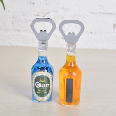 Beer Bottle Molding Bottle opener magnet Refrigerator sticker metal bottle opener