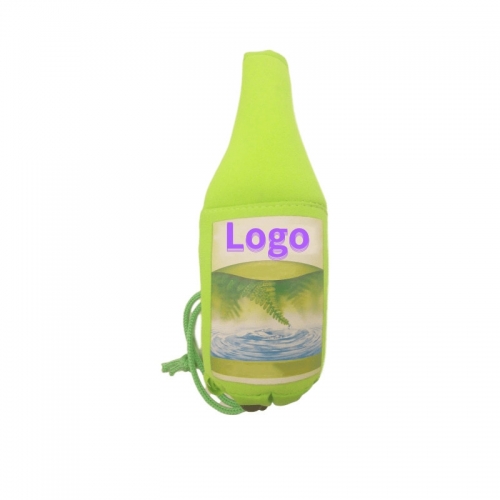 Beer bottle modeling folding bag three-dimensional storage bag gift bag