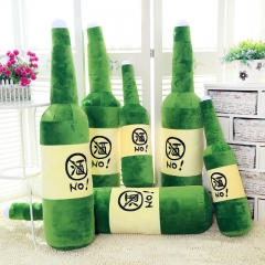 Wine bottle modeling plush toy soft home sofa ornament Throw pillow cute birthday gift Muppets