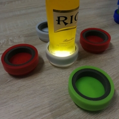 Bar supplies Luminous cup stickers Coaster LED bottle stickers