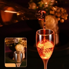 Luminous Water Sensing food grade Wedding reception party atmosphere Champagne Cup Patent injection molded plastic led Luminous cup