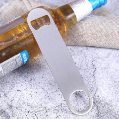 Stainless steel bottle opener