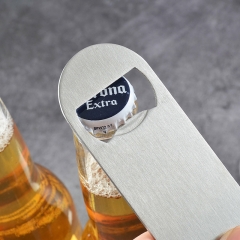 Stainless steel bottle opener