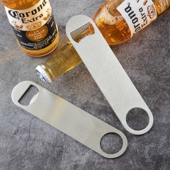 Stainless steel bottle opener