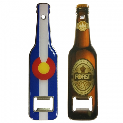 Beer shaped metal can opener