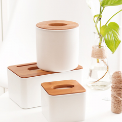 Wooden Rectangular Tissue Box Holder