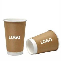 9 oz Kraft Paper Hot Coffee Cups