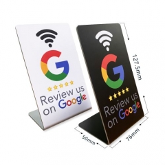NFC Google Review Stand