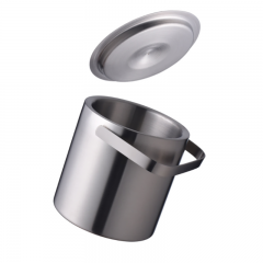 Ice Bucket Suit double wall stainless steel with lid 1.3L