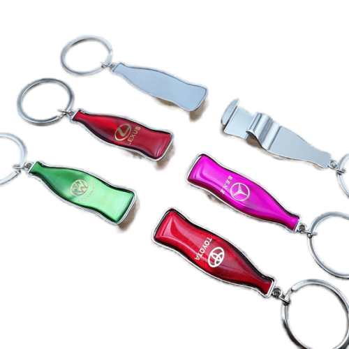 Wine bottle opener Metal keychain small gift