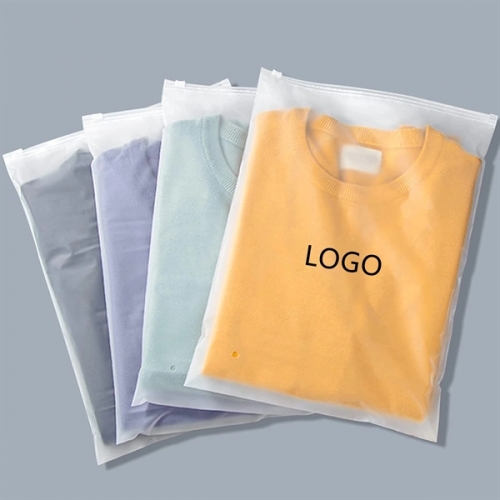 Frosted Zipper Poly Packaging Bags