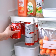 Refrigerator hanging can storage rack