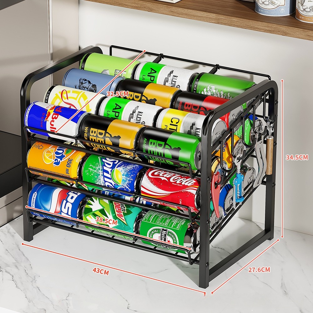 Rolling drawer refrigerator storage box