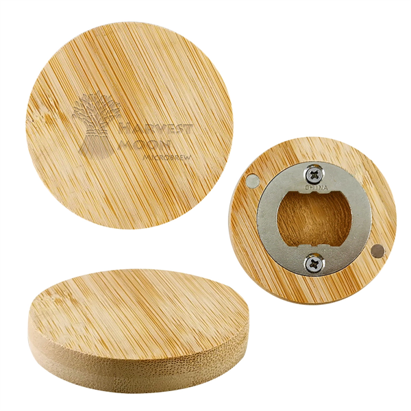 Acacia wood bottle opener