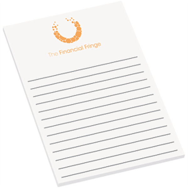 4" X 6" Adhesive Sticky Notepad - 25 Sheets