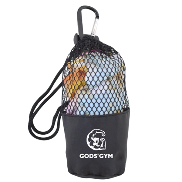 Cooling Towel in Mesh Drawstring Pouch